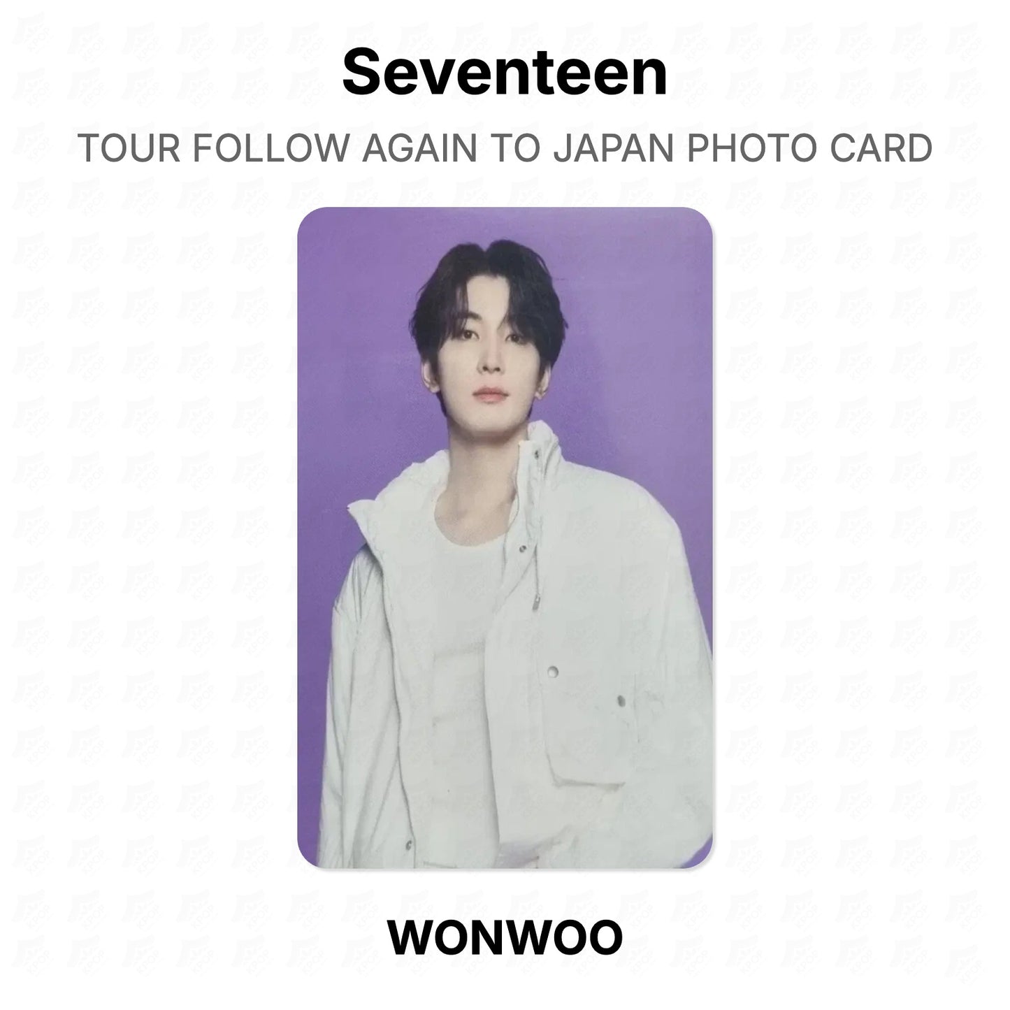 Seventeen TOUR FOLLOW AGAIN TO JAPAN PHOTO CARD Official Photocard