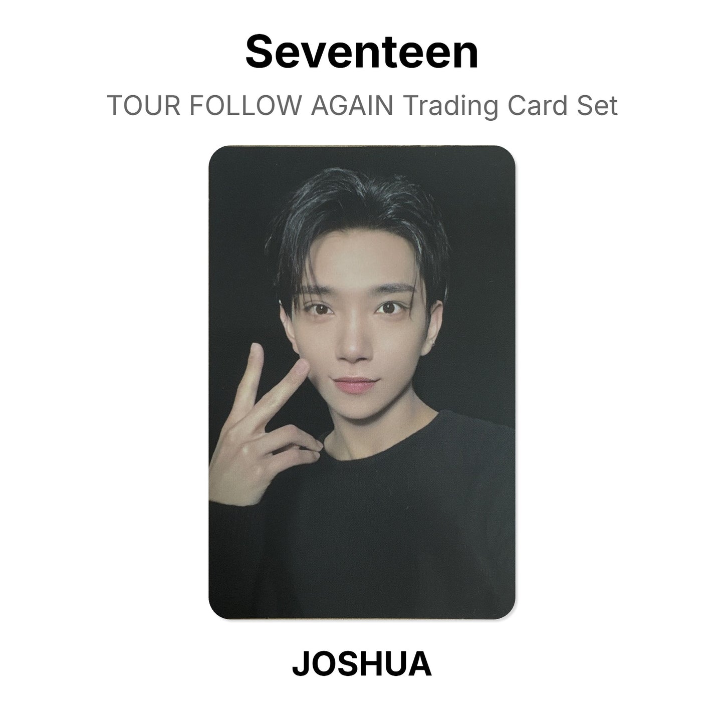 Seventeen TOUR FOLLOW AGAIN Trading Card Set Official Photocard