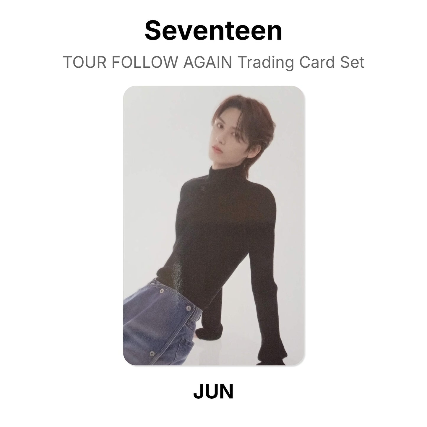Seventeen TOUR FOLLOW AGAIN Trading Card Set Official Photocard
