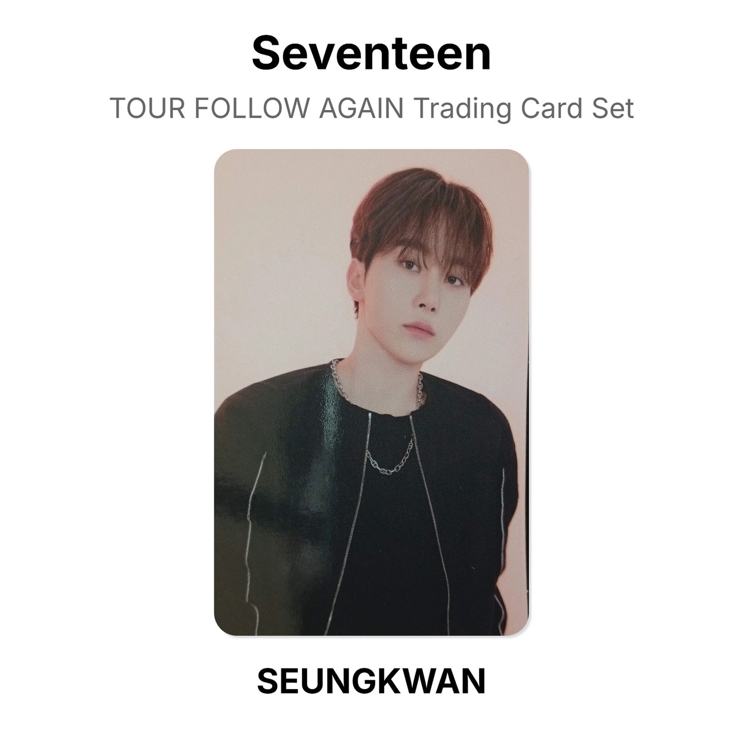 Seventeen TOUR FOLLOW AGAIN Trading Card Set Official Photocard