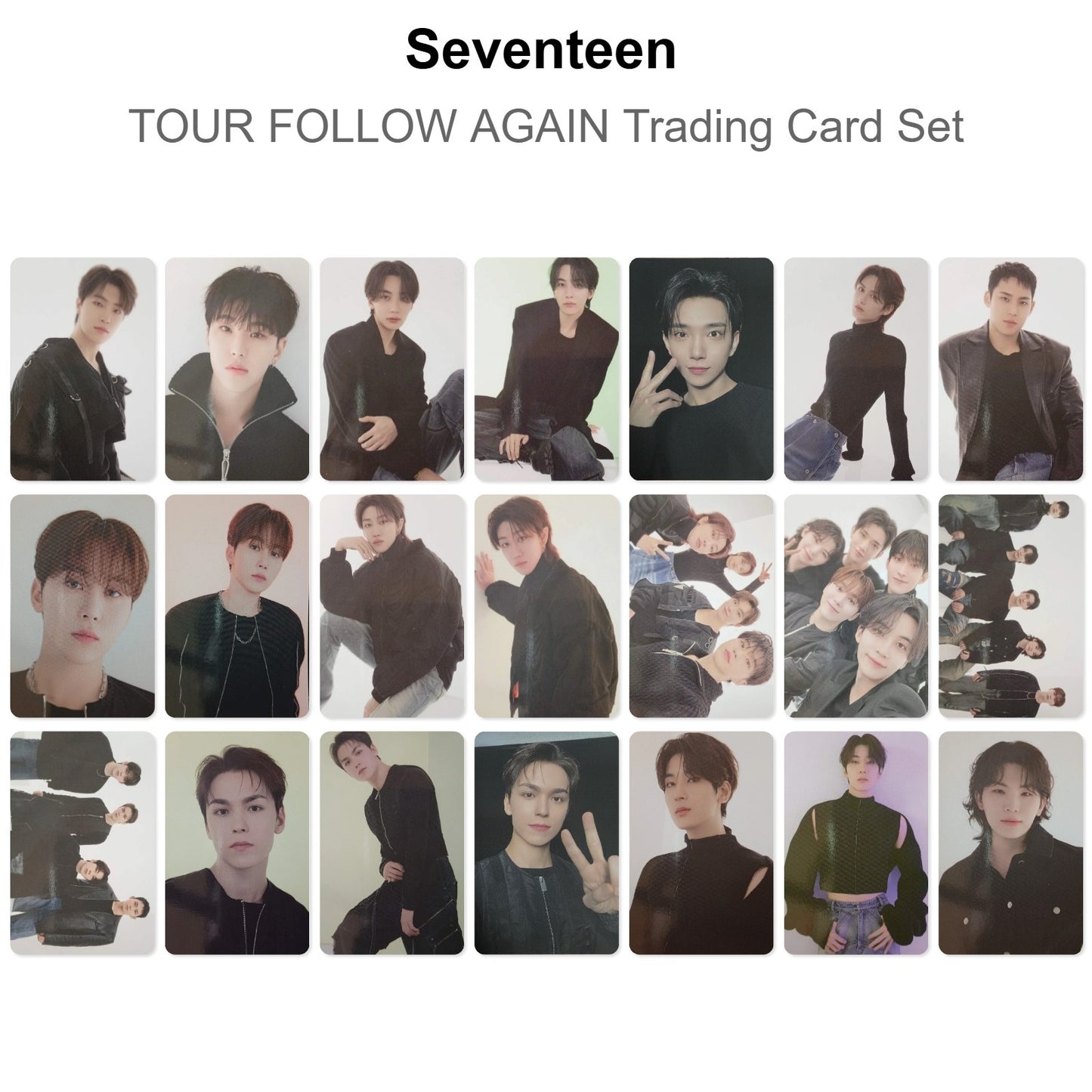 Seventeen TOUR FOLLOW AGAIN Trading Card Set Official Photocard