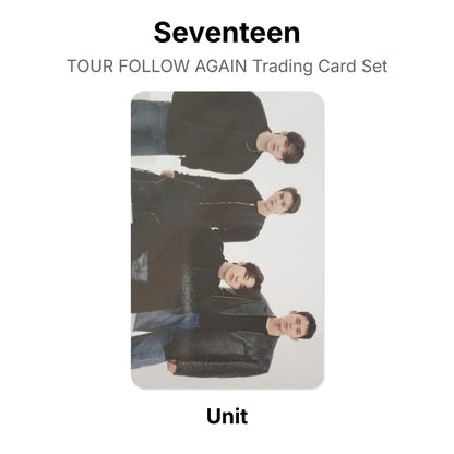 Seventeen TOUR FOLLOW AGAIN Trading Card Set Offizielle Photocard