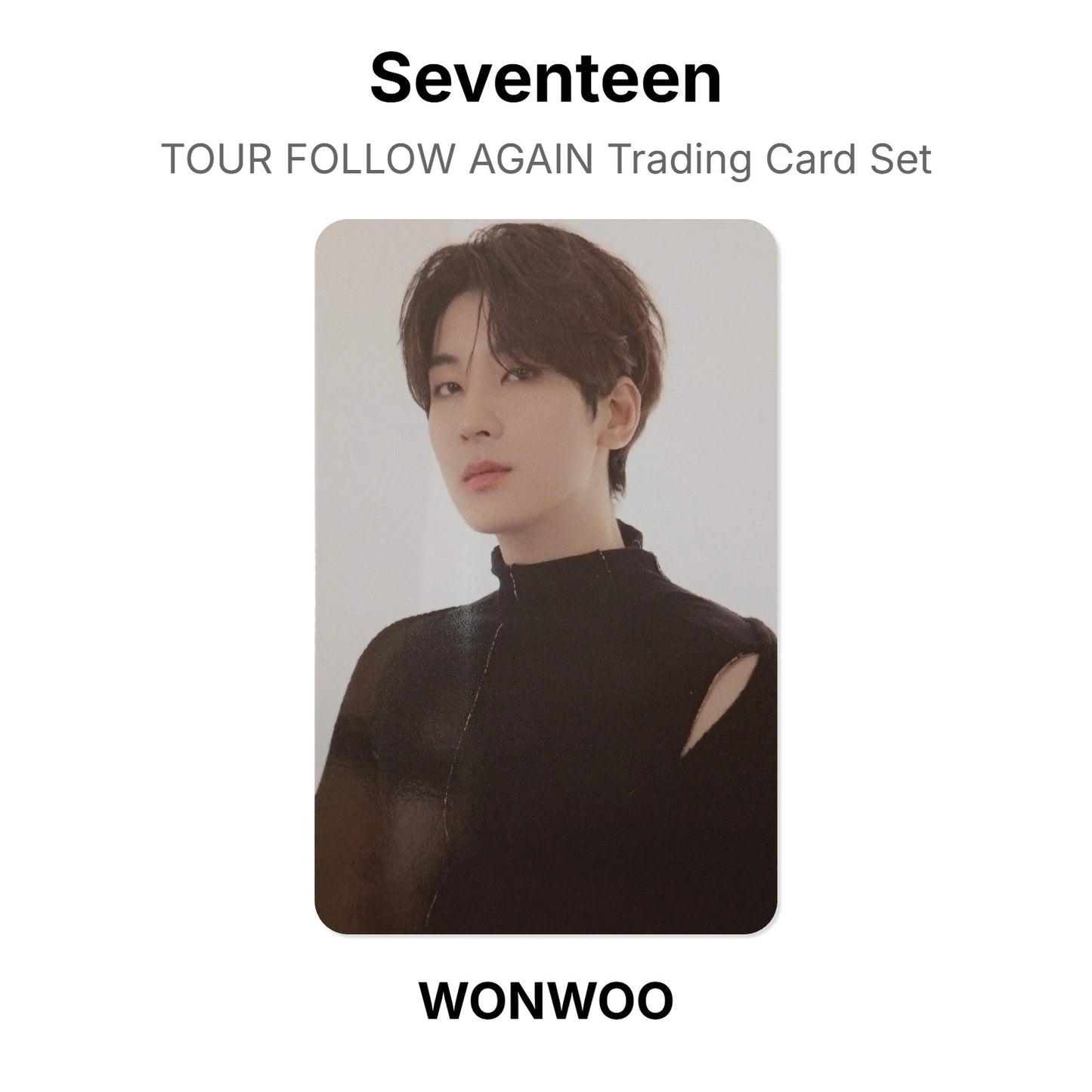 Seventeen TOUR FOLLOW AGAIN Trading Card Set Official Photocard
