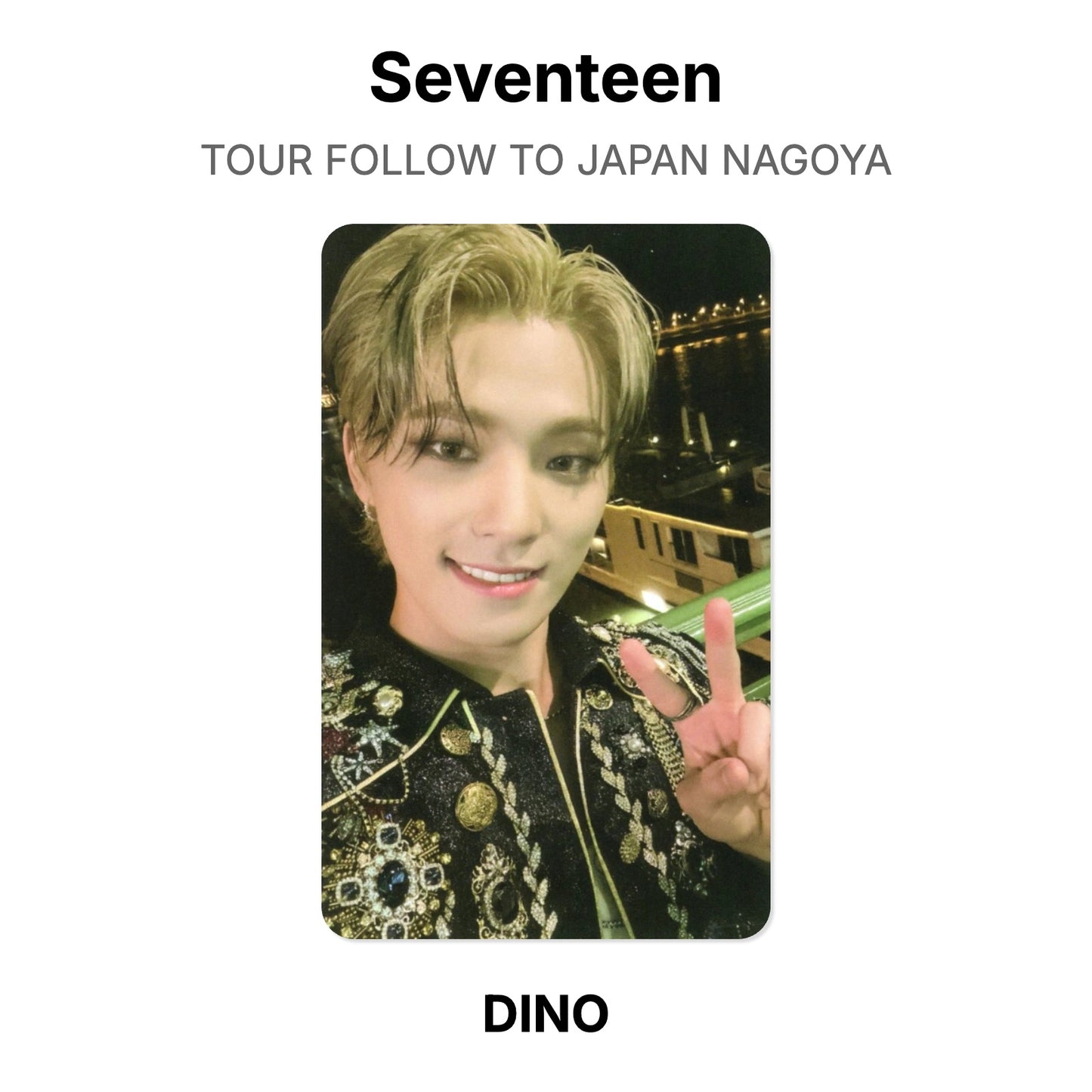 Seventeen TOUR FOLLOW TO JAPAN NAGOYA Official Photocard