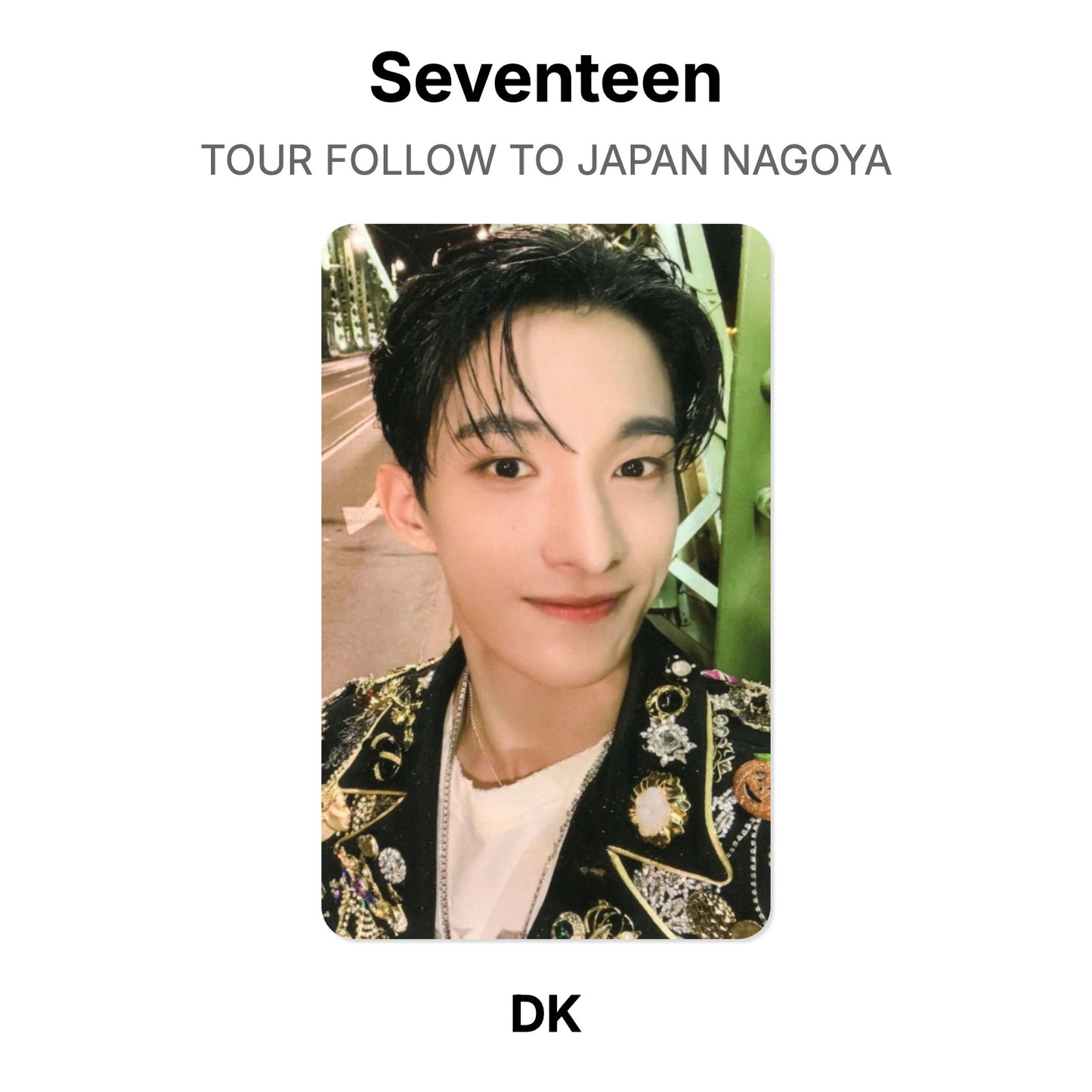Seventeen TOUR FOLLOW TO JAPAN NAGOYA Official Photocard