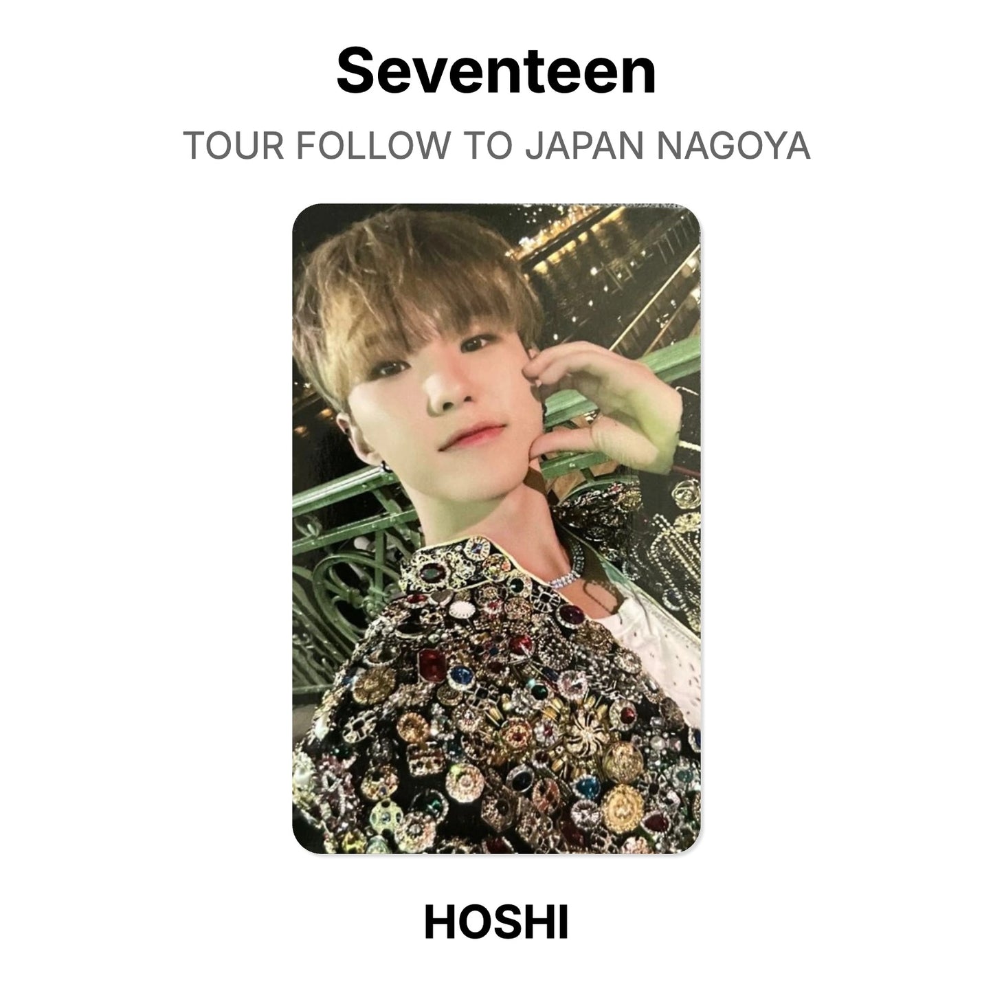Seventeen TOUR FOLLOW TO JAPAN NAGOYA Official Photocard
