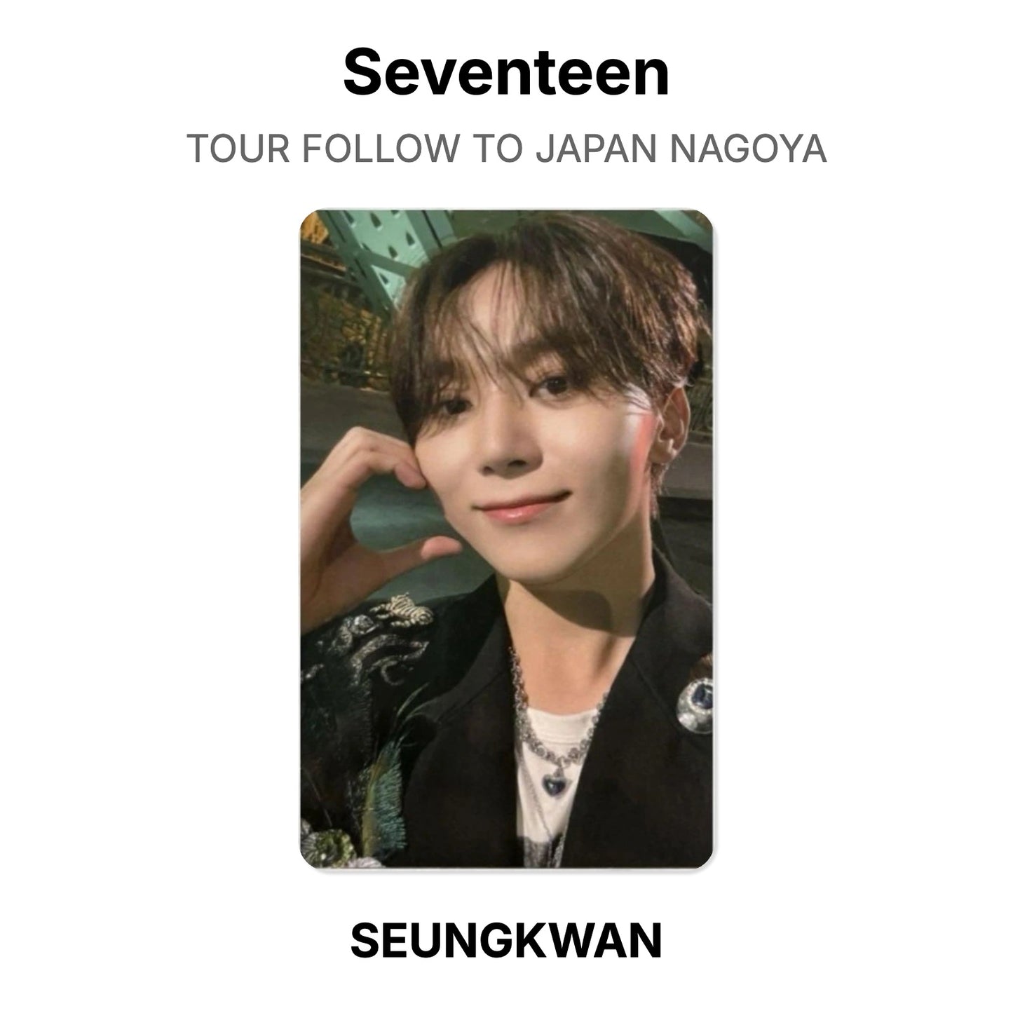 Seventeen TOUR FOLLOW TO JAPAN NAGOYA Official Photocard