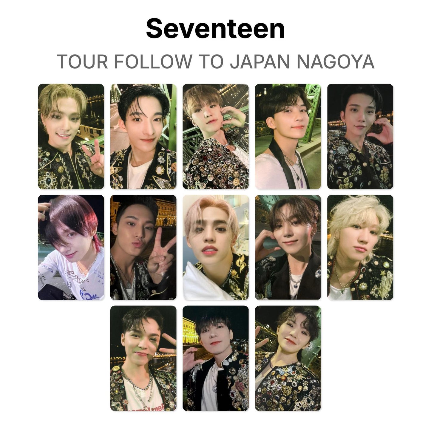 Seventeen TOUR FOLLOW TO JAPAN NAGOYA Official Photocard