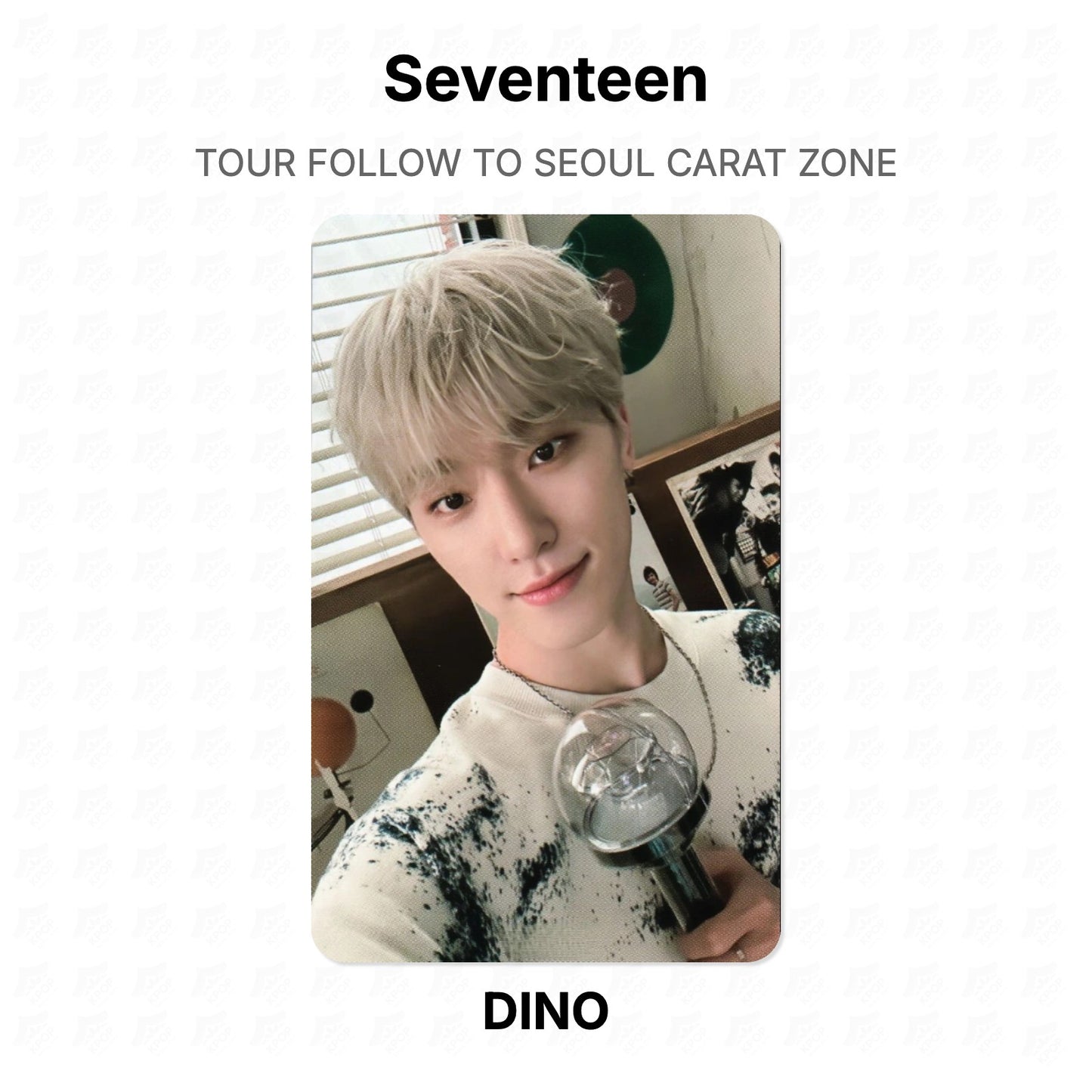 Seventeen TOUR FOLLOW TO SEOUL CARAT ZONE Official Photocard