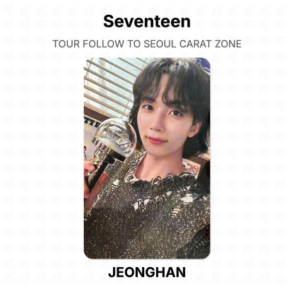 Seventeen TOUR FOLLOW TO SEOUL CARAT ZONE Official Photocard