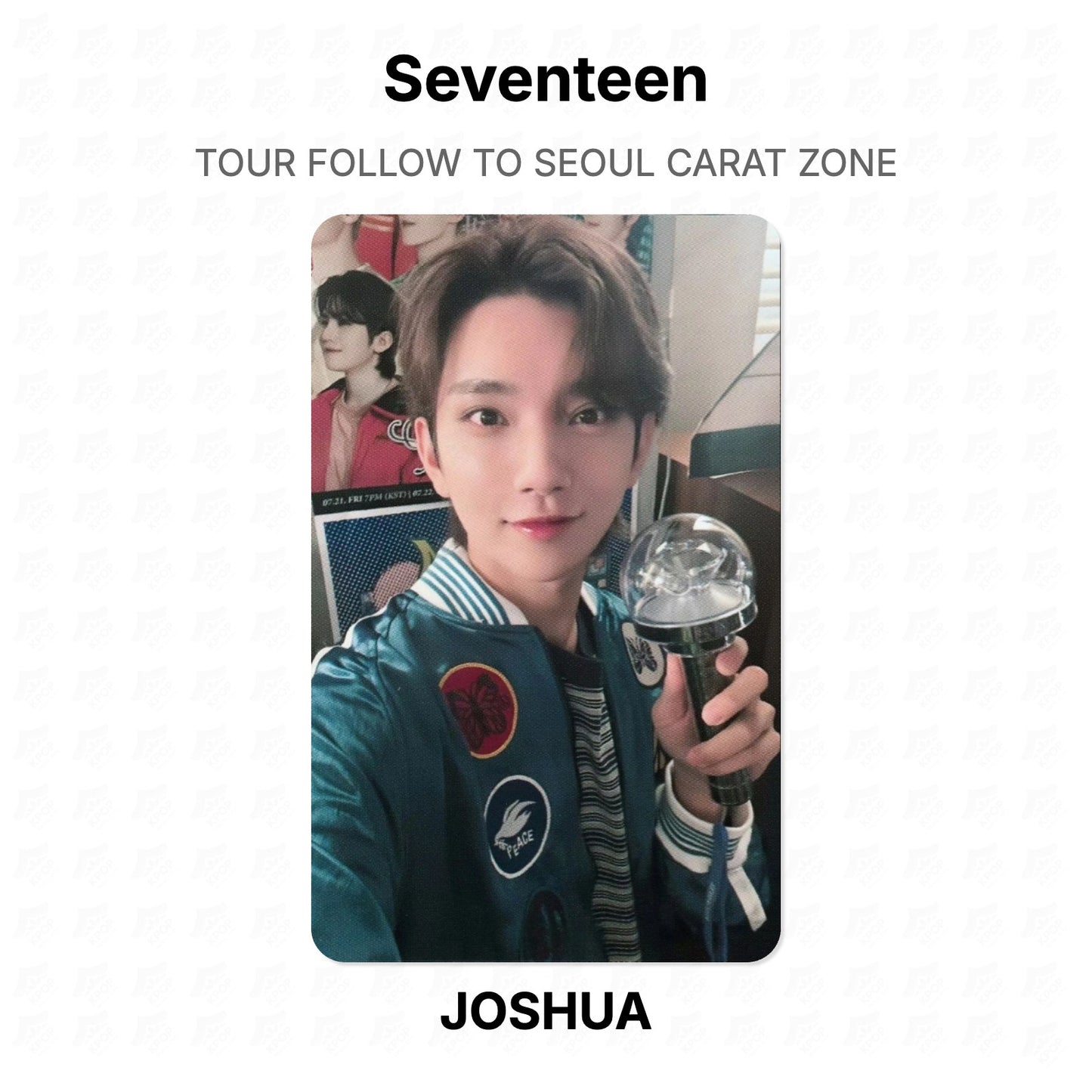 Seventeen TOUR FOLLOW TO SEOUL CARAT ZONE Official Photocard
