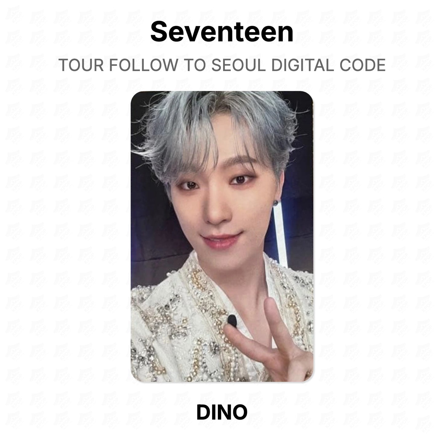 Seventeen TOUR FOLLOW TO SEOUL DIGITAL CODE Official Photocard