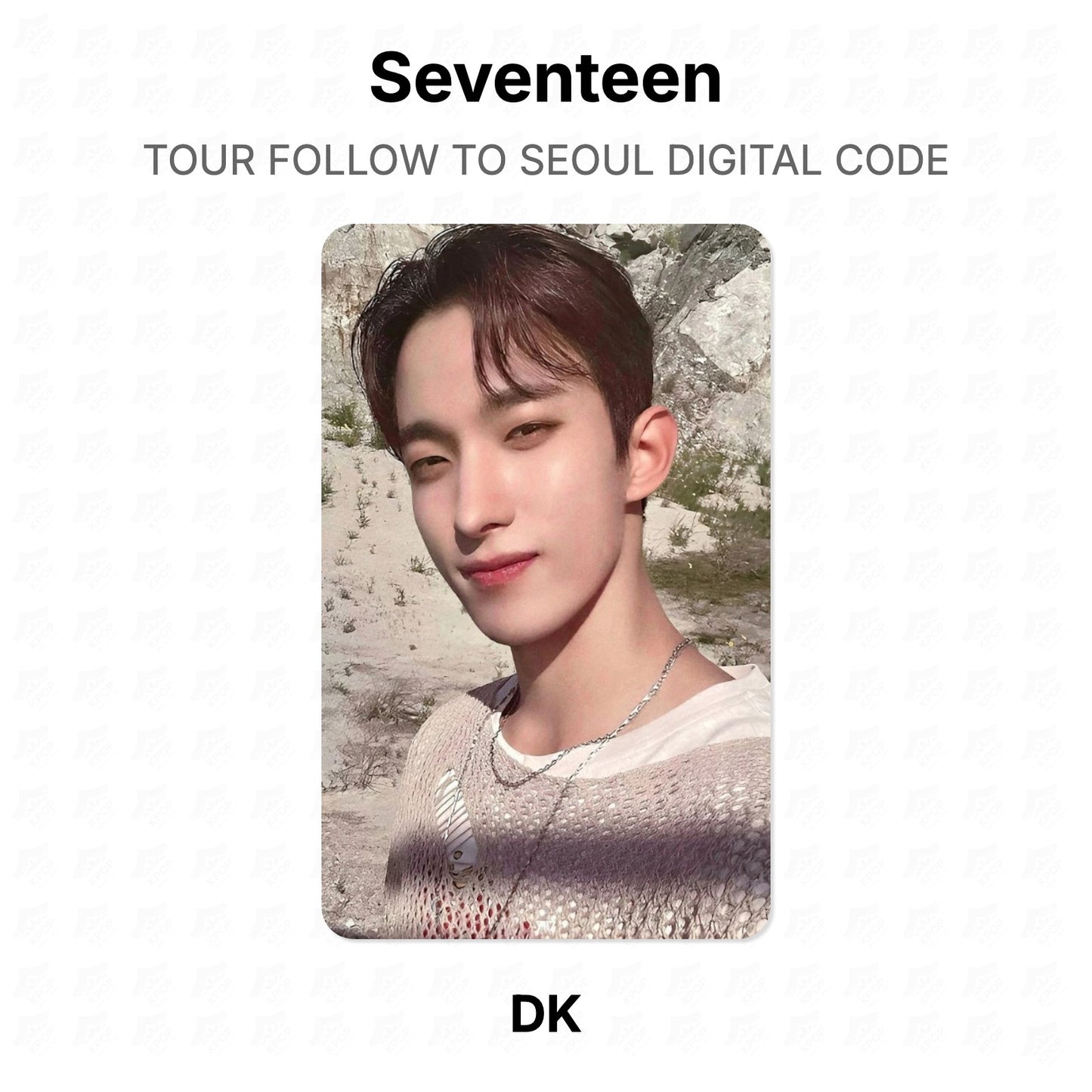 Seventeen TOUR FOLLOW TO SEOUL DIGITAL CODE Official Photocard