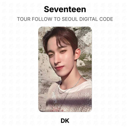 Seventeen TOUR FOLLOW TO SEOUL DIGITAL CODE Official Photocard