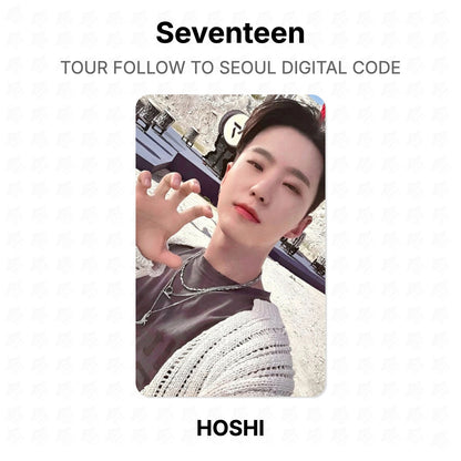 Seventeen TOUR FOLLOW TO SEOUL DIGITAL CODE Official Photocard