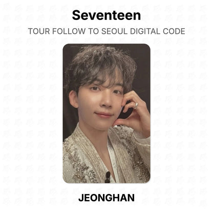 Seventeen TOUR FOLLOW TO SEOUL DIGITAL CODE Official Photocard