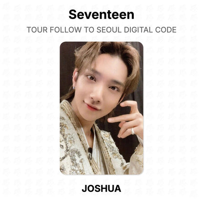 Seventeen TOUR FOLLOW TO SEOUL DIGITAL CODE Official Photocard