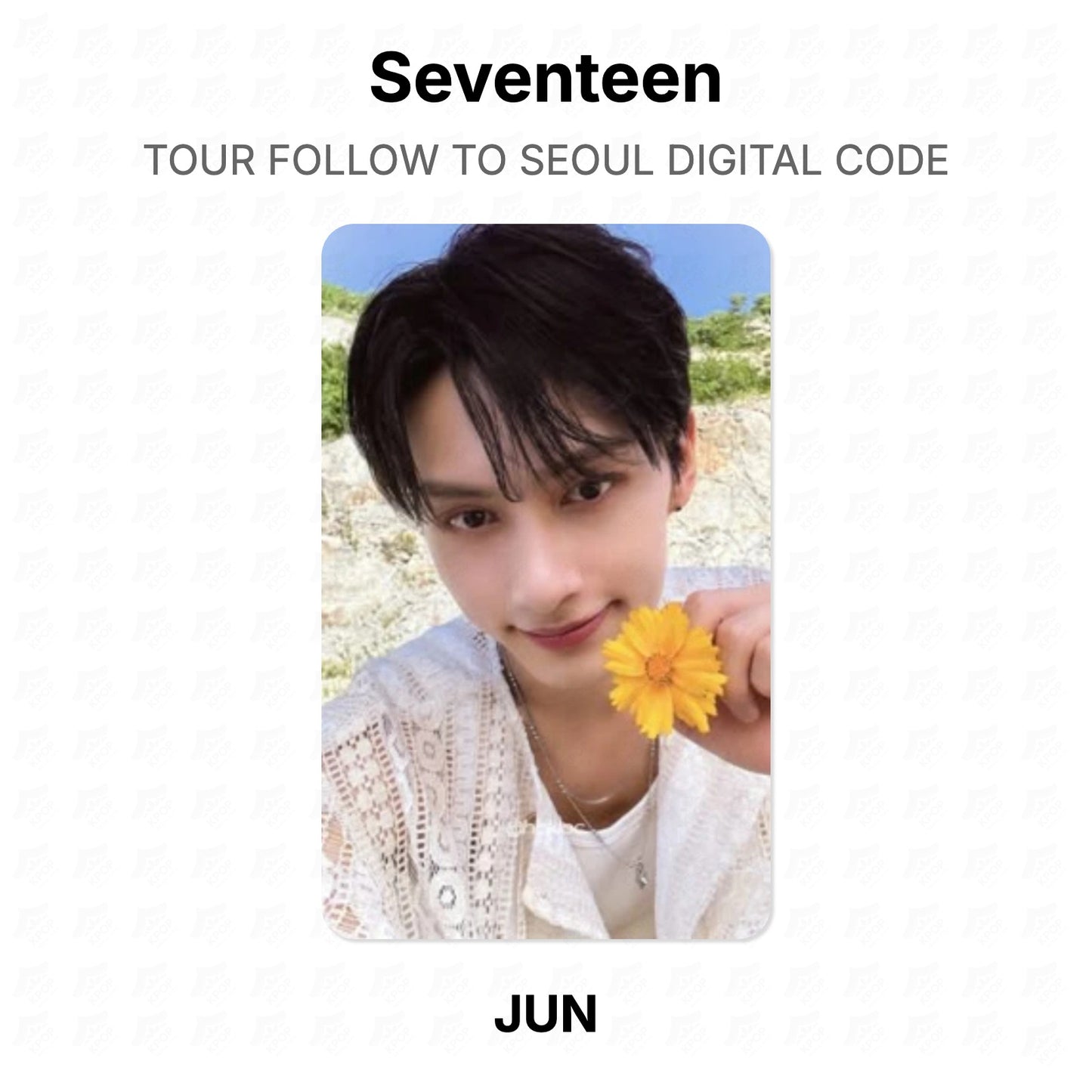 Seventeen TOUR FOLLOW TO SEOUL DIGITAL CODE Official Photocard