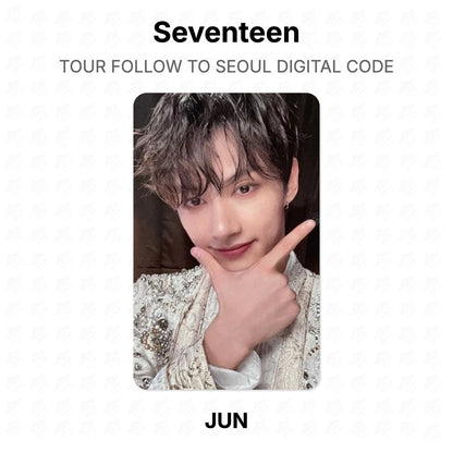 Seventeen TOUR FOLLOW TO SEOUL DIGITAL CODE Official Photocard