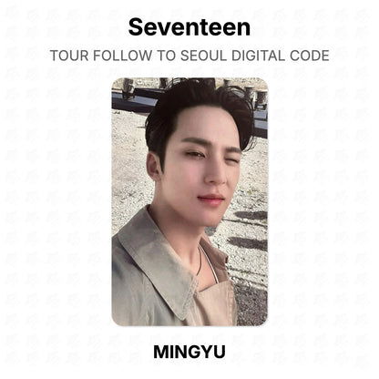 Seventeen TOUR FOLLOW TO SEOUL DIGITAL CODE Official Photocard