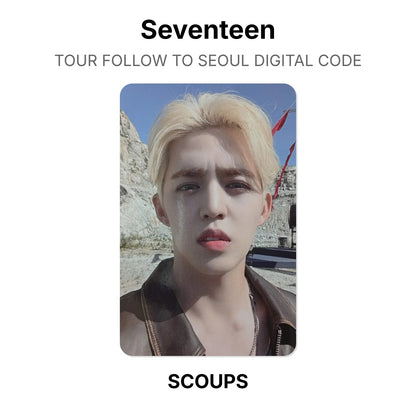 Seventeen TOUR FOLLOW TO SEOUL photocard officielle
