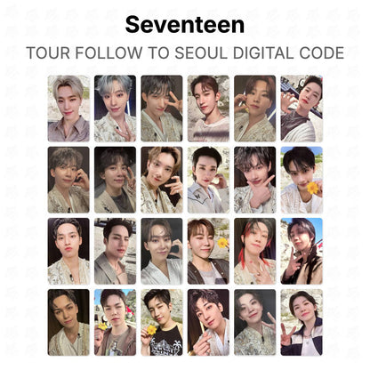 Seventeen TOUR FOLLOW TO SEOUL DIGITAL CODE Official Photocard