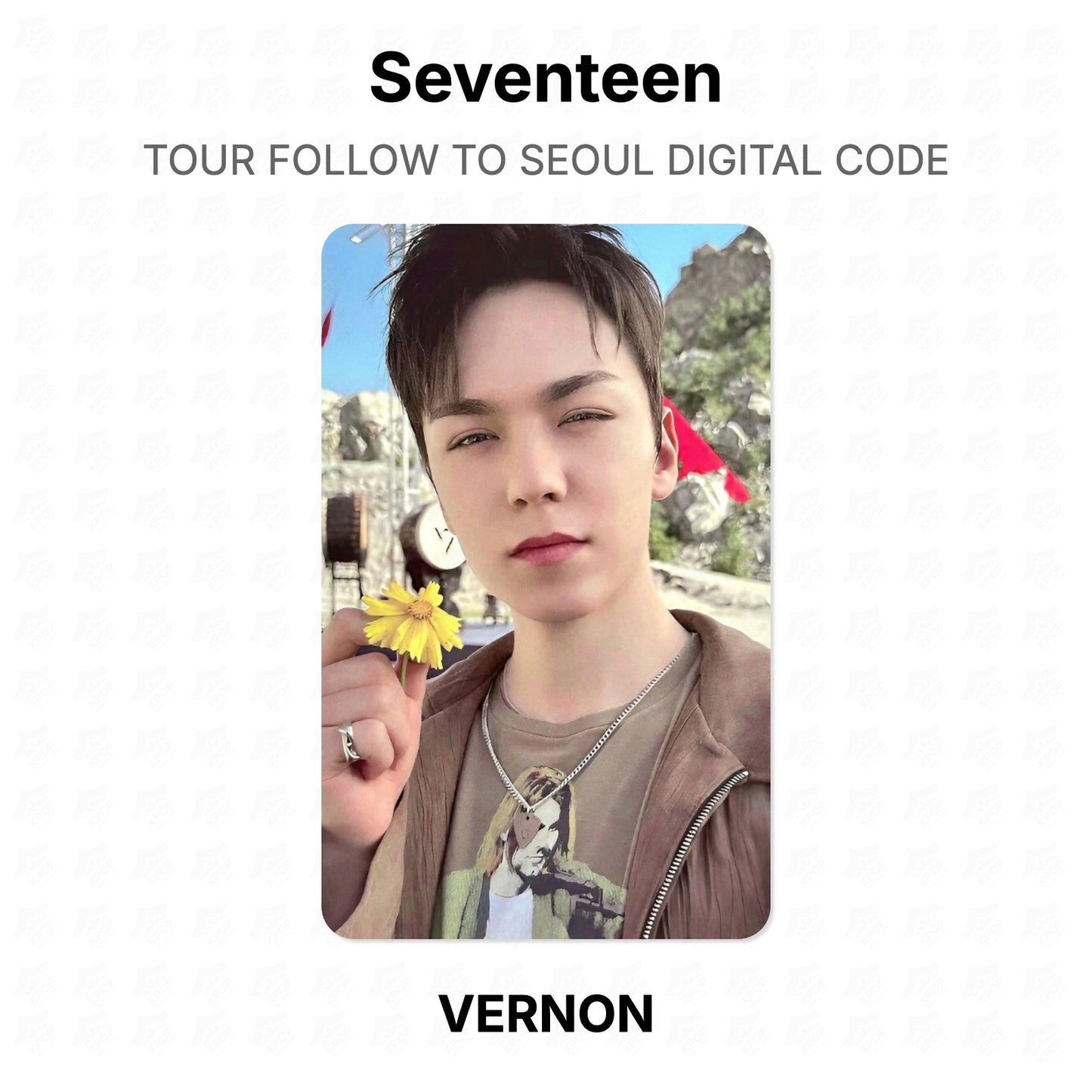 Seventeen TOUR FOLLOW TO SEOUL DIGITAL CODE Official Photocard