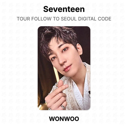 Seventeen TOUR FOLLOW TO SEOUL DIGITAL CODE Official Photocard