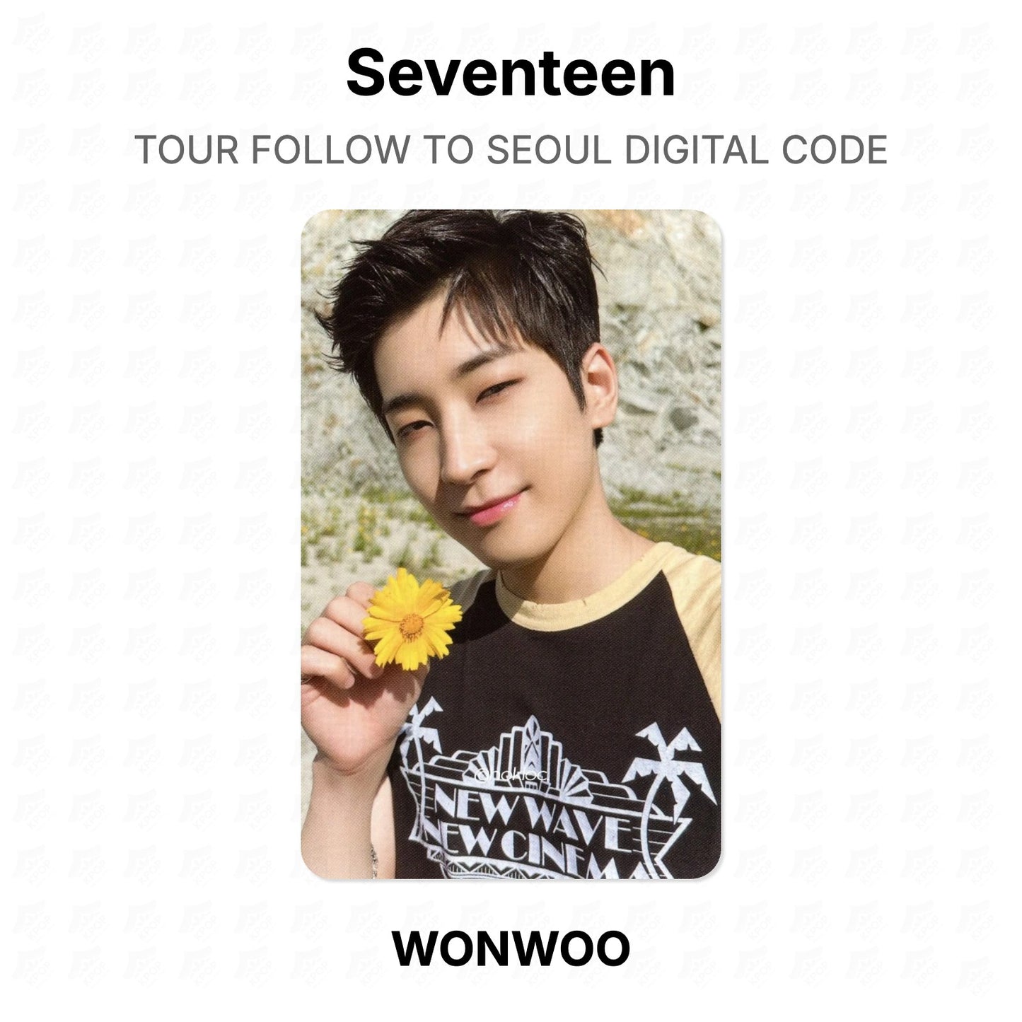 Seventeen TOUR FOLLOW TO SEOUL DIGITAL CODE Official Photocard