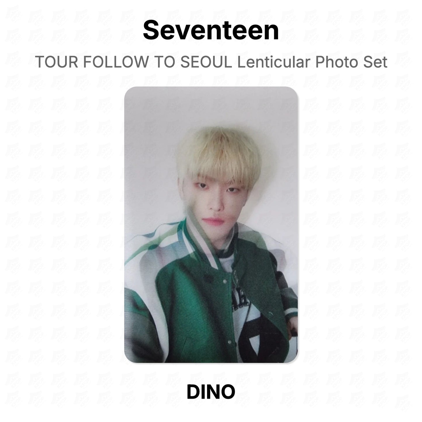 Seventeen TOUR FOLLOW TO SEOUL Lenticular Photo Set Official Photocard
