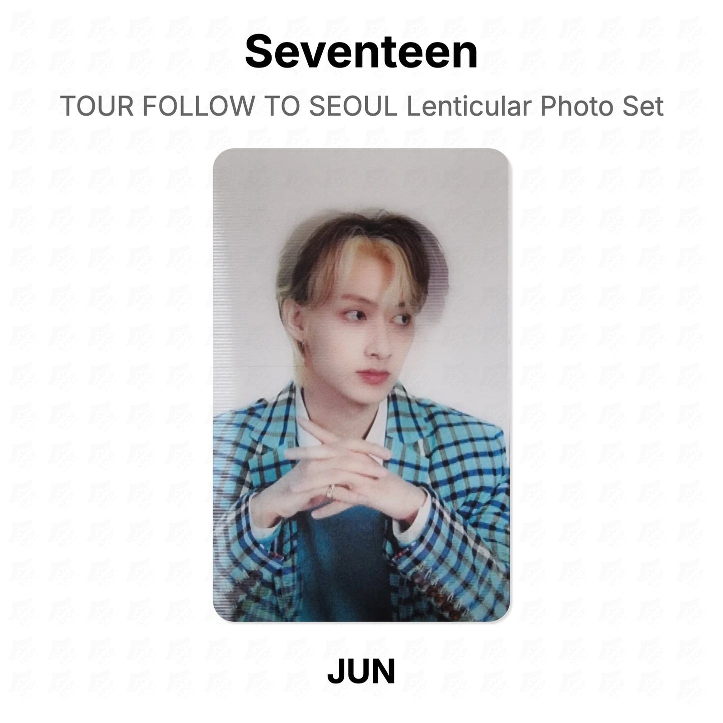 Seventeen TOUR FOLLOW TO SEOUL Lenticular Photo Set Official Photocard