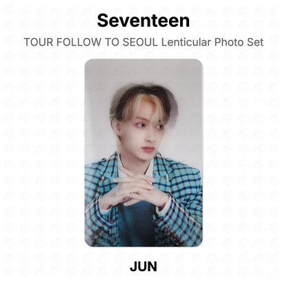 Seventeen TOUR FOLLOW TO SEOUL Lenticular Photo Set Official Photocard