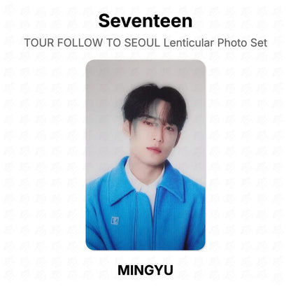 Seventeen TOUR FOLLOW TO SEOUL Lenticular Photo Set Official Photocard