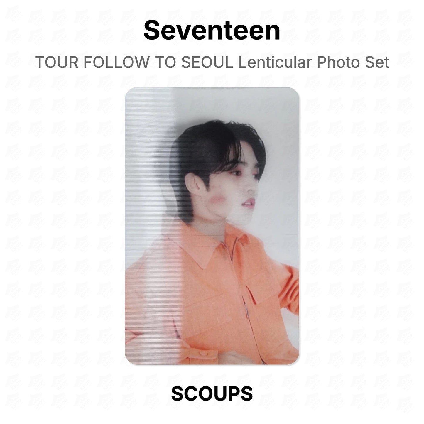 Seventeen TOUR FOLLOW TO SEOUL Lenticular Photo Set Official Photocard