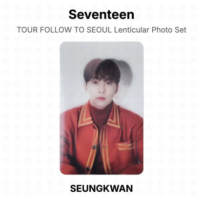 Seventeen TOUR FOLLOW TO SEOUL Lenticular Photo Set Official Photocard