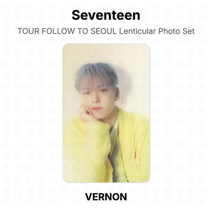 Seventeen TOUR FOLLOW TO SEOUL Lenticular Photo Set Official Photocard