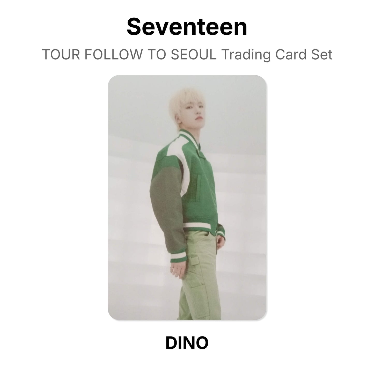 Seventeen TOUR FOLLOW TO SEOUL Trading Card Set photocard officielle