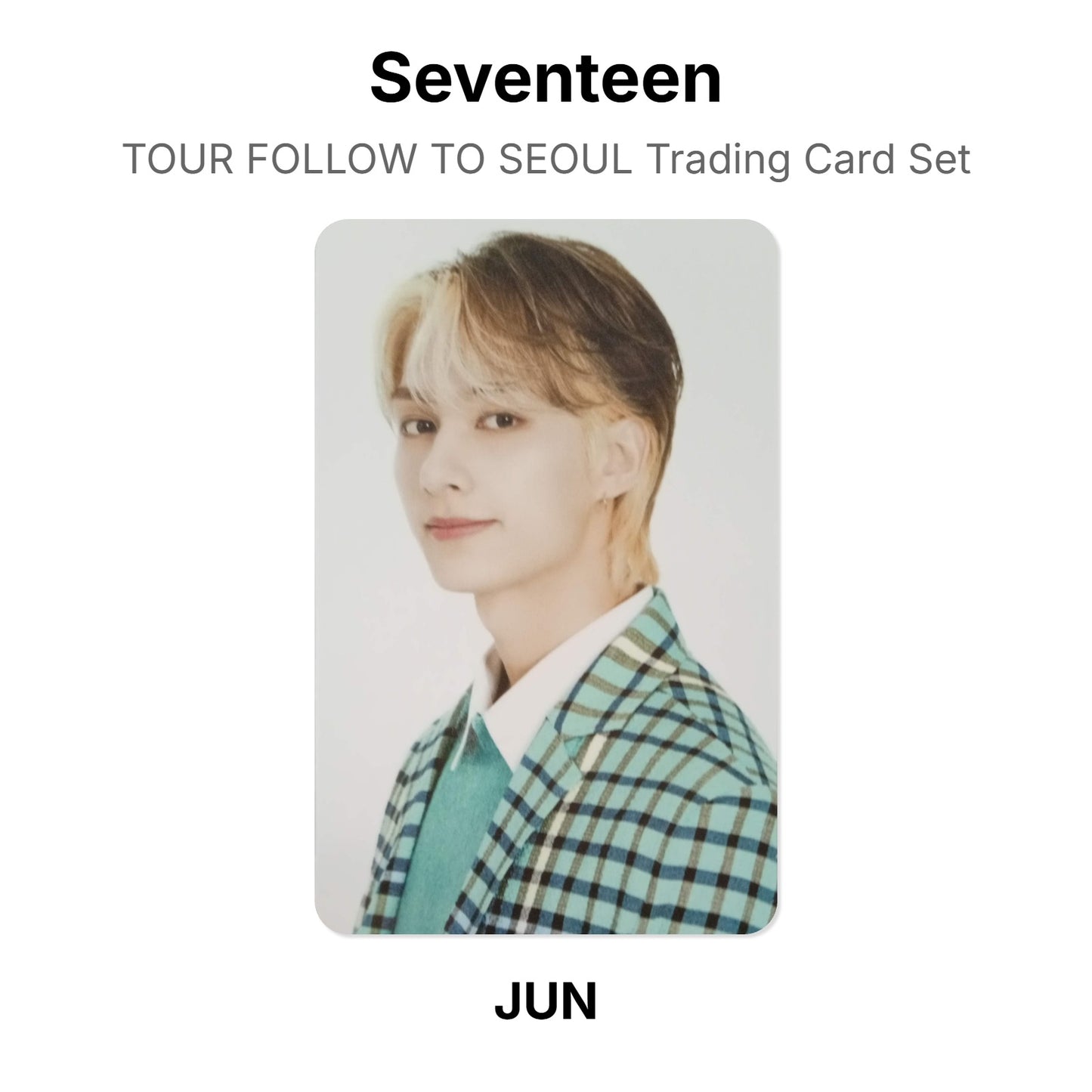 Seventeen TOUR FOLLOW TO SEOUL Trading Card Set photocard officielle