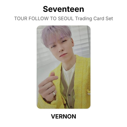 Seventeen TOUR FOLLOW TO SEOUL Trading Card Set photocard officielle