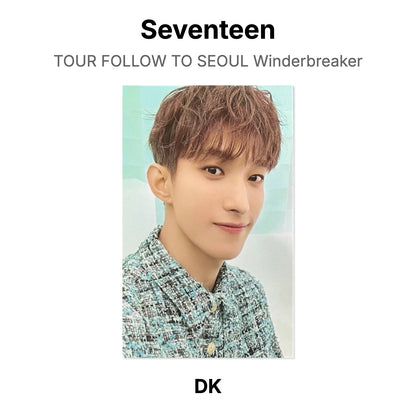 Seventeen TOUR FOLLOW TO SEOUL Winderbreaker photocard oficial