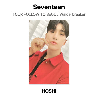 Seventeen TOUR FOLLOW TO SEOUL Winderbreaker photocard oficial