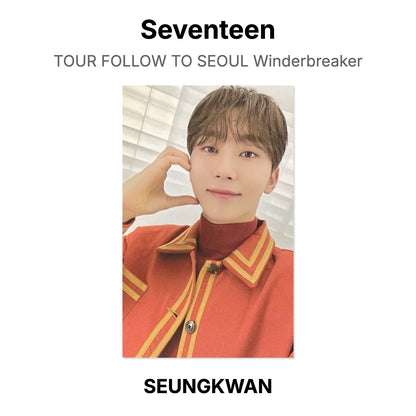 Seventeen TOUR FOLLOW TO SEOUL Winderbreaker photocard oficial