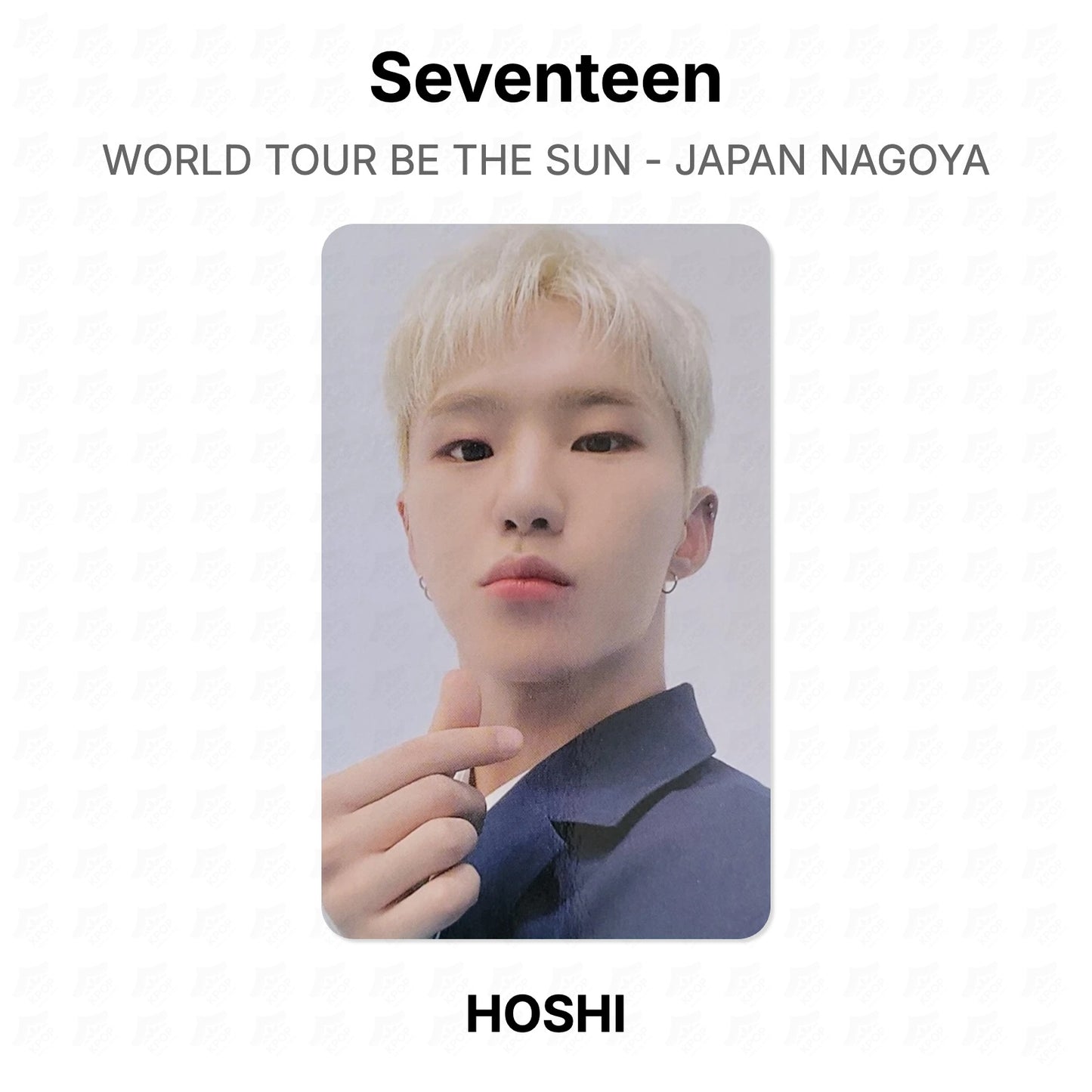 Seventeen WORLD TOUR BE THE SUN - JAPAN NAGOYA Official Photocard