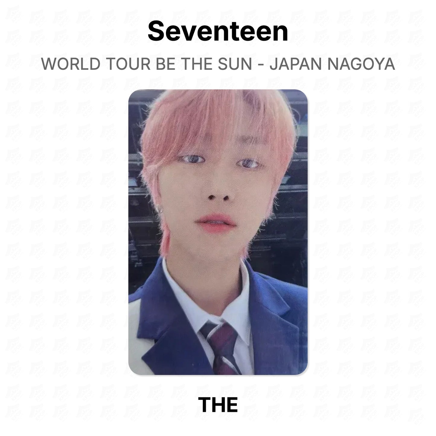 Seventeen WORLD TOUR BE THE SUN - JAPAN NAGOYA Official Photocard