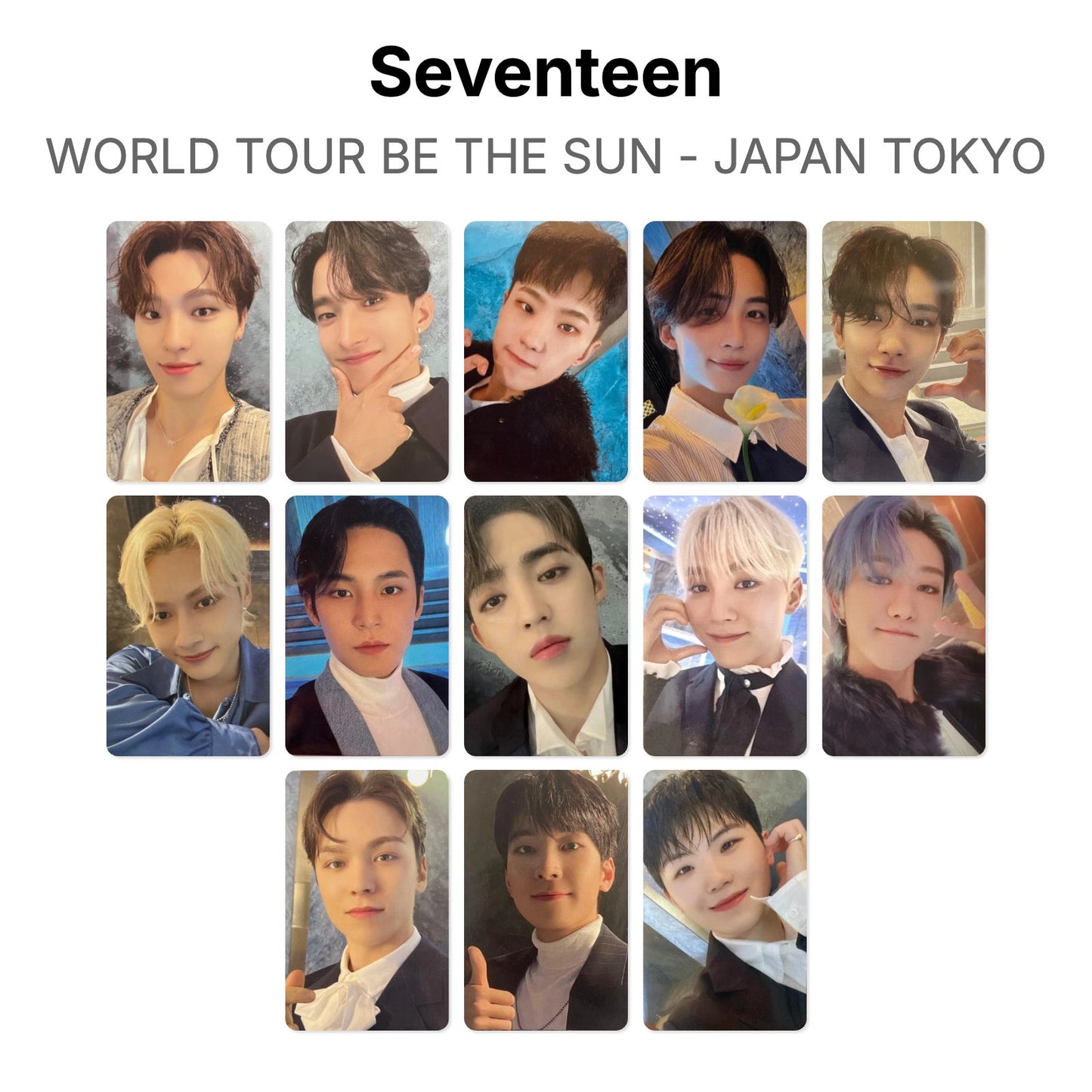 Seventeen WORLD TOUR BE THE SUN - JAPAN TOKYO Official Photocard