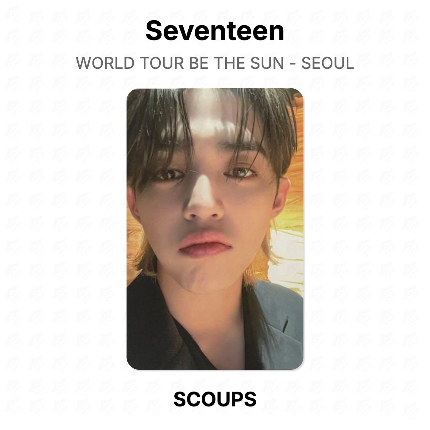 Seventeen WORLD TOUR BE THE SUN - SEOUL Official Photocard