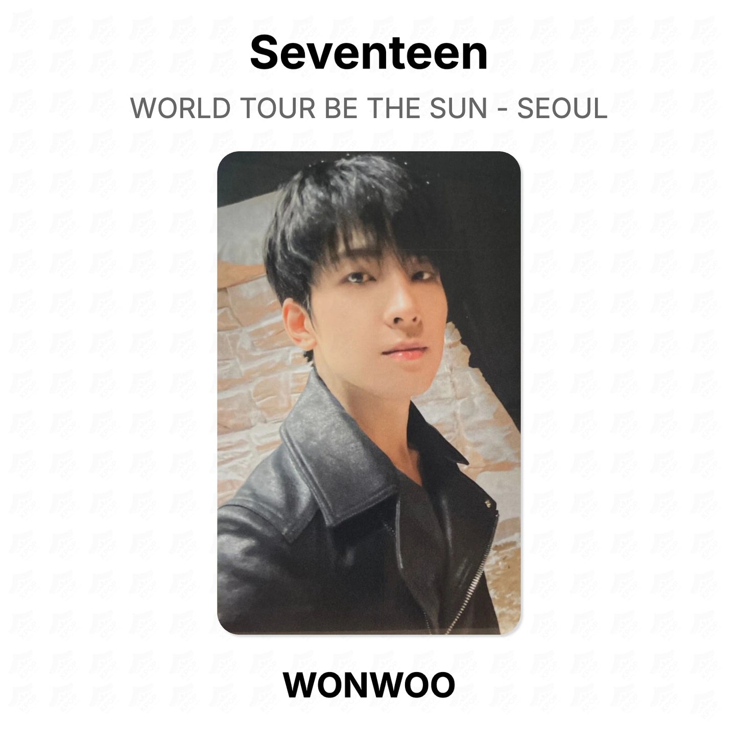 Seventeen WORLD TOUR BE THE SUN - SEOUL Official Photocard