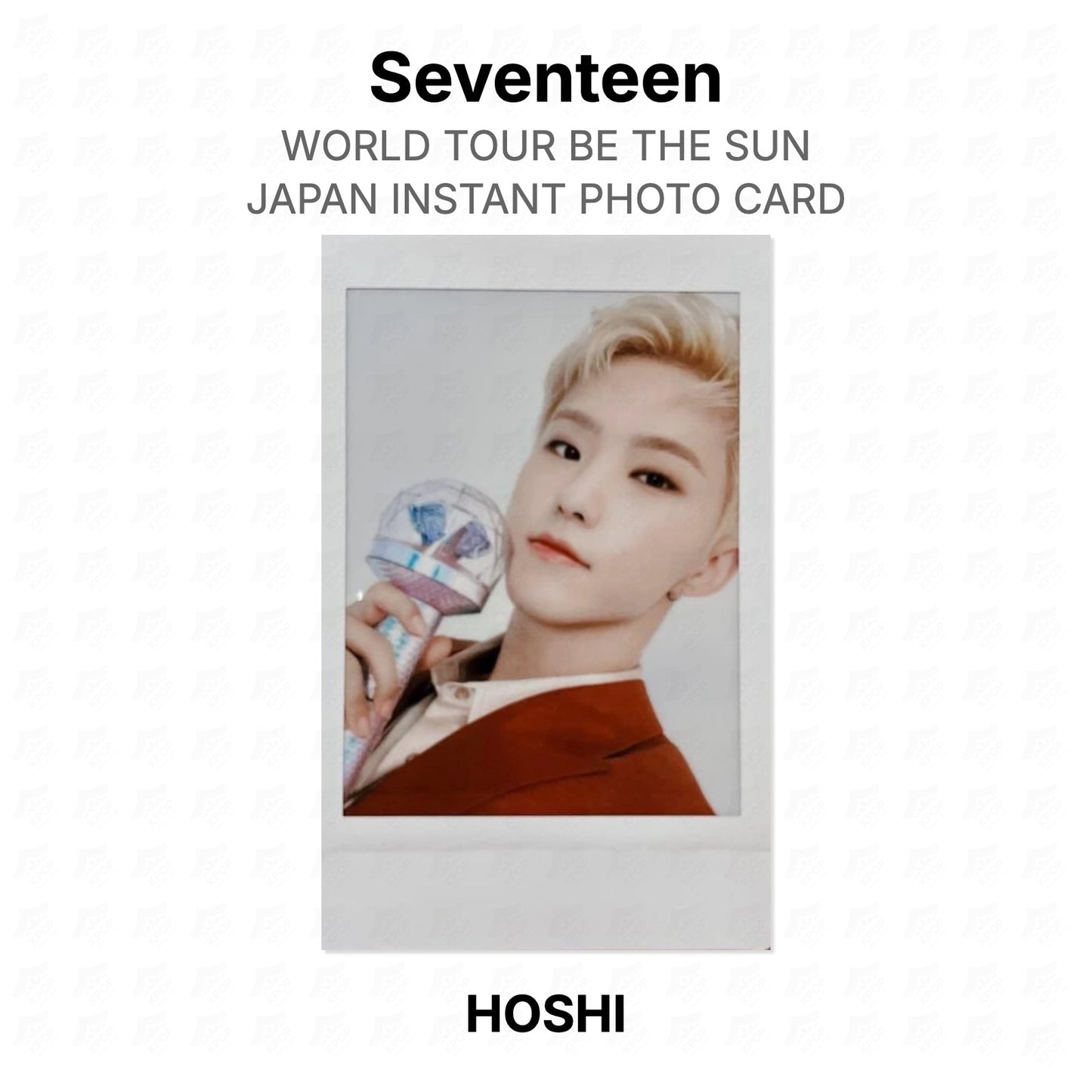 Seventeen WORLD TOUR BE THE SUN - JAPAN INSTANT PHOTO CARD Official Photocard