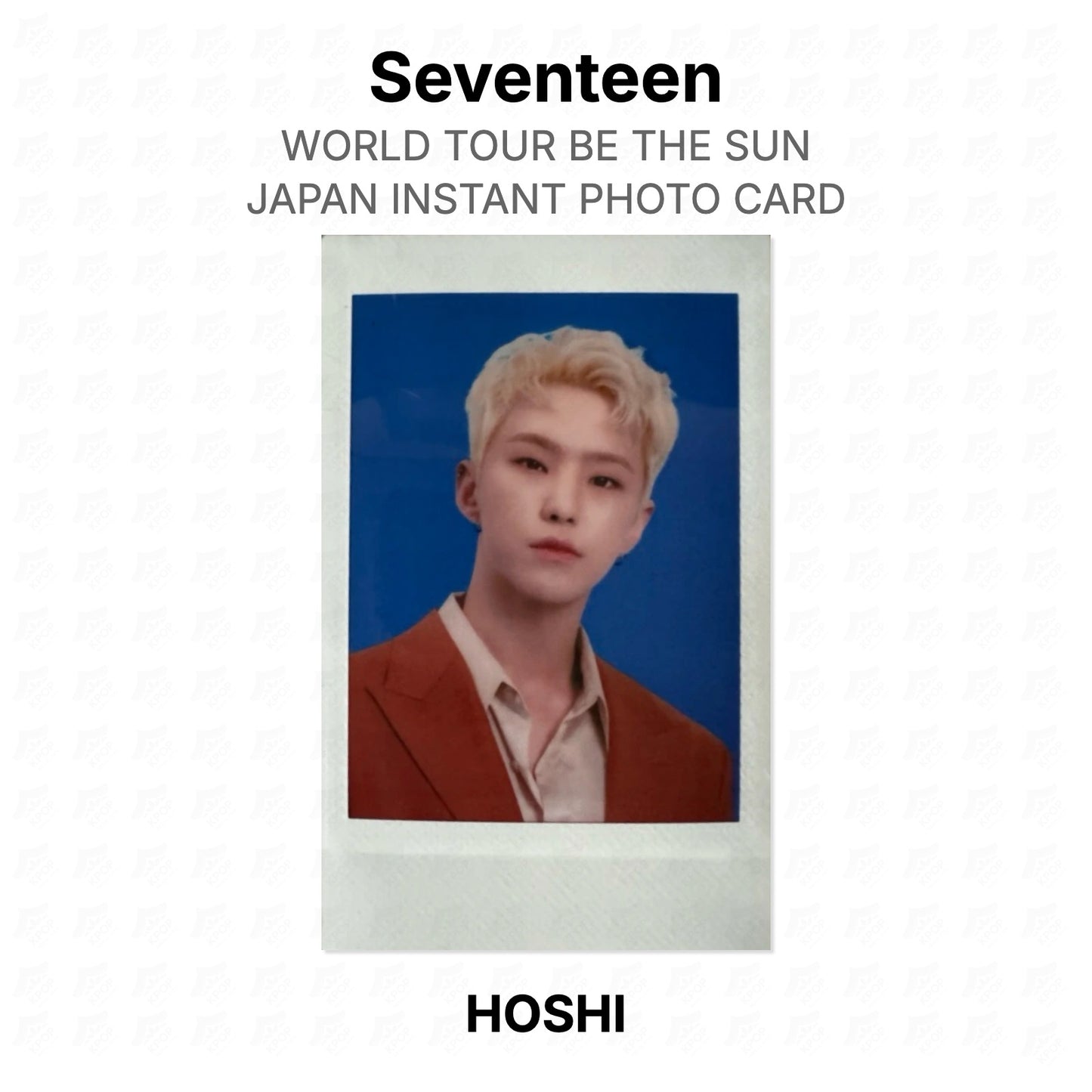 Seventeen WORLD TOUR BE THE SUN - JAPAN INSTANT PHOTO CARD Official Photocard