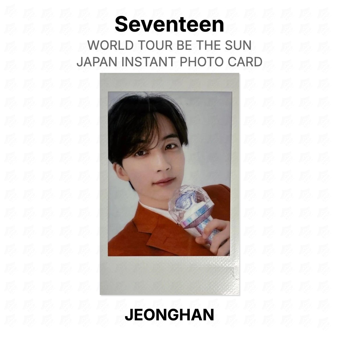 Seventeen WORLD TOUR BE THE SUN - JAPAN INSTANT PHOTO CARD Official Photocard